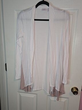 Light Blush Open Drape Cardigan by Cato